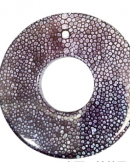 Shark skin-look tsuba