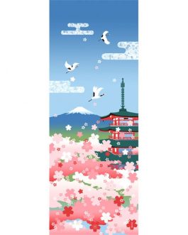 Tenugui Kyoto spring