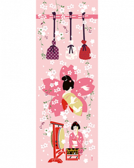 Tenugui Sakura maiko